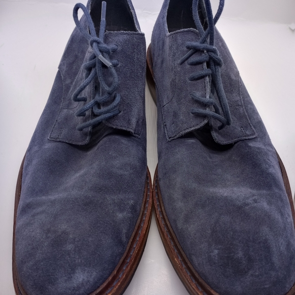 Cole Haan Blue Suede lace up Oxfords - Picture 3 of 10
